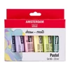 Talens Amsterdam set vopsea acrilică - 6x20 ml, culori pastelate