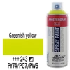 Talens Amsterdam spray vopsea acrilică pe bază de apă, 400 ml - 243, greenish yellow