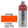 Talens Amsterdam spray vopsea acrilică pe bază de apă, 400 ml - 276, azo orange