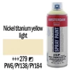 Talens Amsterdam spray vopsea acrilică pe bază de apă, 400 ml - 279, nickel titanium yellow light