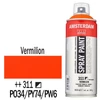 Talens Amsterdam spray vopsea acrilică pe bază de apă, 400 ml - 311, vermilion