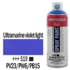 Talens Amsterdam spray vopsea acrilică pe bază de apă, 400 ml - 519, ultramarine violet light