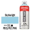 Talens Amsterdam spray vopsea acrilică pe bază de apă, 400 ml - 551, sky blue light