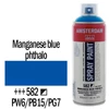 Talens Amsterdam spray vopsea acrilică pe bază de apă, 400 ml - 582, manganese blue phthalo