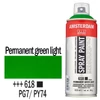 Talens Amsterdam spray vopsea acrilică pe bază de apă, 400 ml - 618, permanent green light