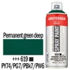 Talens Amsterdam spray vopsea acrilică pe bază de apă, 400 ml - 619, permanent green deep