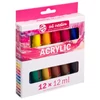 Imagine 1/5 - Talens Art Creation set culori acrilice- 12x12 ml