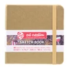 Caiet de desen și schițe Talens Art Creation Sketch Book,  140 g, 80 coli - 12x12 cm, aur alb