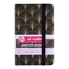 Caiet de desen și schițe Talens Art Creation Sketch Book,  140 g, 80 coli - 9x14 cm, Art Deco