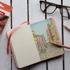 Caiet de desen și schițe Talens Art Creation Sketch Book,  140 g, 80 coli - 9x14 cm, argintiu