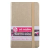 Caiet de desen și schițe Talens Art Creation Sketch Book,  140 g, 80 coli - 9x14 cm, aur alb