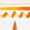 Talens Ecoline Brush Pen markere acuarelă cu vârf pensulă   - 245, saffron yellow