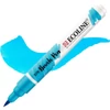 Talens Ecoline Brush Pen markere acuarelă cu vârf pensulă   - 578, sky blue cyan