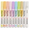Imagine 5/5 - Talens Ecoline Brush Pen Set markere pensulă acuarelă - 10 buc, Pastel