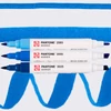 Talens Pantone marker pensulă  cu două vârfuri în set   - 3 buc, Blue