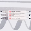 Talens Pantone marker pensulă  cu două vârfuri în set   - 3 buc, Cool gray
