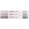 Talens Pantone marker pensulă  cu două vârfuri în set   - 3 buc, Cool gray