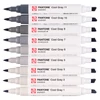 Talens Pantone marker pensulă  cu două vârfuri în set   - 9 buc, Cool gray