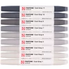 Talens Pantone marker pensulă  cu două vârfuri în set   - 9 buc, Cool gray