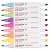 Talens Pantone marker pensulă  cu două vârfuri în set   - 9 buc, Pastel