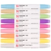 Talens Pantone marker pensulă  cu două vârfuri în set   - 9 buc, Pastel