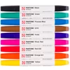 Talens Pantone marker pensulă  cu două vârfuri în set   - 9 buc, Primary