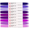 Talens Pantone marker pensulă  cu două vârfuri în set   - 9 buc, Purple