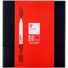 Talens Pantone marker pensulă  cu două vârfuri în set   - 9 buc, Cool red