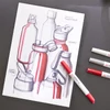 Talens Pantone marker pensulă  cu două vârfuri  - warm gray 6