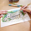 Talens Pantone marker pensulă  cu două vârfuri  - warm gray 6