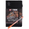 Sakura Sketch/note book caiet de schițe  hârtie neagră - 13x21 cm