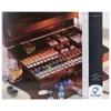 Talens Van Gogh Set pictură în ulei - 32x20 ml + 2x60 ml + accesorii, în cutie de lemn