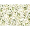 Hârtie de decoupage Tassotti - compoziție florală în nuanțe de verde și auriu
