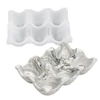 Matriță din silicon Jesmonite pentru răsină acrilică și sintetică  - suport ouă, 14,5x10 cm
