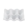 Imagine 3/4 - Matriță din silicon Jesmonite pentru răsină acrilică și sintetică  - suport ouă, 14,5x10 cm
