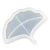 Matriță Jesmonite din silicon pentru răsină acrilică și sintetică - ginko suport cu margini, 18,5x14,7 cm