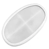 Matriță din silicon Jesmonite pentru răsină acrilică și sintetică - șaibă cu ramă oval, 19,4x11,8 cm