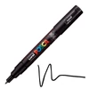 UNI POSCA PC-1M marker 0,7-1 mm - 24, negru