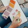 Viviva Sketchbook Cotton Caiet de schițe , 300 g, aspră, 40 pagini - A5 peisaj