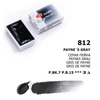 Culori acuarelă White Nights în recipient, 2,5 ml - 812, Payne's grey
