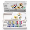 Set de Culori acuarelă  Winsor&Newton Cotman Pocket Set, 8x recipient de 1/2  + pensulă - Floral