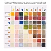 Winsor&Newton Cotman Pocket Set Set Culori acuarelă , recipiente 8x1/2 + pensulă - Landscape