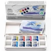 Set culori acuarelă Winsor&Newton Cotman Pocket Set,  8x1/2 + pensulă - Skyscape