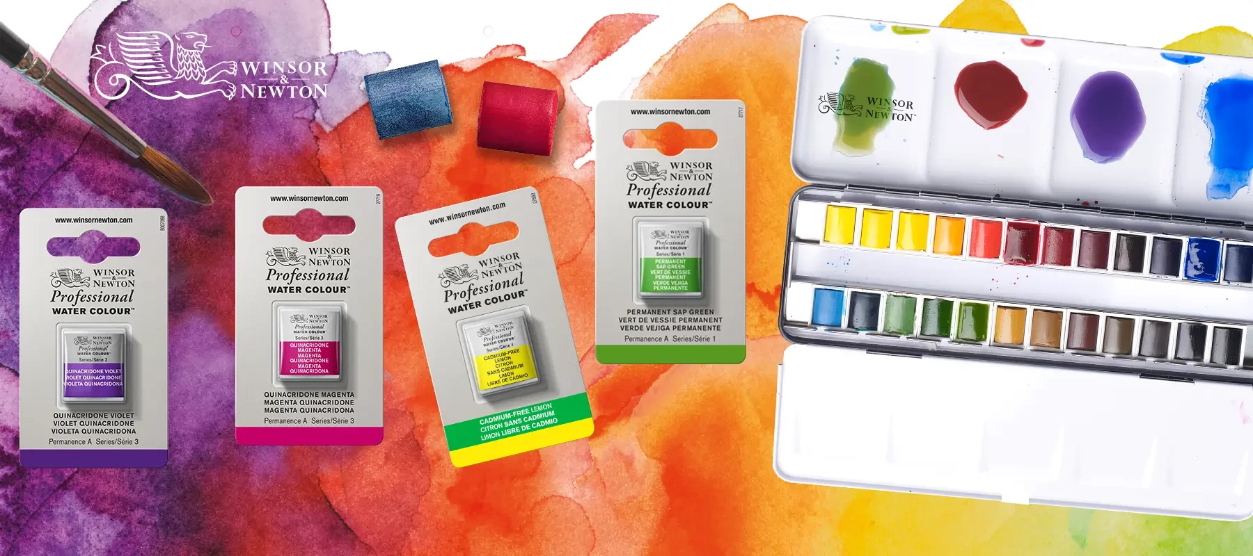 Vopsele de acuarelă Winsor&Newton Professional