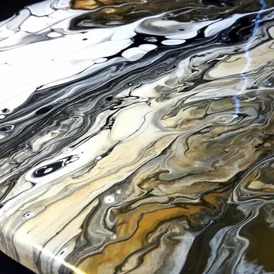 Vopsele de pouring, medii