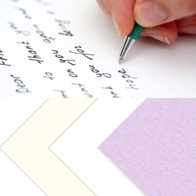 Original, Hârtie de scrisori, structurată elegantă, A4 - în diverse culori