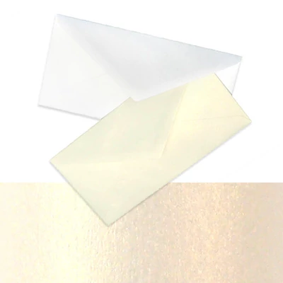 Plic, francez, 11x22 cm - Hârtie trend, ivory, 120 g