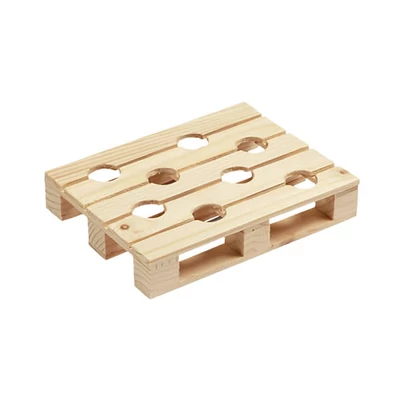 Mini palet din lemn, 15x20 cm - suport pentru ou