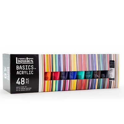 Liquitex Basics set vopsea acrilică  - 48x22 ml