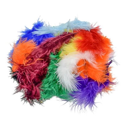 Pene marabu  - mixt, 8-10 cm, 22 buc/pachet